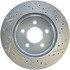 227.67045R by CENTRIC - Select Sport Drilled & Slotted Rotor, Right