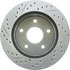 227.67050L by CENTRIC - Select Sport Drilled & Slotted Rotor, Left