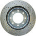 227.67061R by CENTRIC - Select Sport Drilled & Slotted Rotor, Right