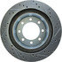 227.67062R by CENTRIC - Select Sport Drilled & Slotted Rotor, Right