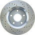 227.67068R by CENTRIC - Select Sport Drilled & Slotted Rotor, Right