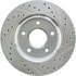 227.67069R by CENTRIC - Select Sport Drilled & Slotted Rotor, Right