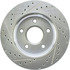 227.67069L by CENTRIC - Select Sport Drilled & Slotted Rotor, Left