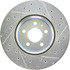 227.99084R by CENTRIC - Select Sport Drilled & Slotted Rotor, Right