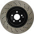 228.35038 by CENTRIC - C-Tek Standard Disc Brake Rotor - Drilled, 12.99 in. Outside Diameter