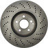 228.35110 by CENTRIC - C-Tek Standard Drilled Brake Rotor