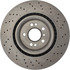 228.35126 by CENTRIC - C-Tek Standard Disc Brake Rotor - Drilled, 13.77 in. Outside Diameter