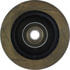 Centric 126.65109CSL Disc Brake Rotor and Hub Assembly Cryo Sport Slotted Rotor, Left