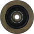 Centric 126.65109CSR Disc Brake Rotor and Hub Assembly Cryo Sport Slotted Rotor, Right