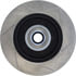 Centric 126.66025CSR Disc Brake Rotor and Hub Assembly Cryo Sport Slotted Rotor, Right