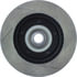 Centric 126.67028CSR Disc Brake Rotor and Hub Assembly Cryo Sport Slotted Rotor, Right