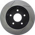 Centric 126.67048CSL Disc Brake Rotor Cryo Sport Slotted Rotor, Left