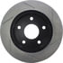 Centric 126.67048CSR Disc Brake Rotor Cryo Sport Slotted Rotor, Right