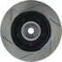 Centric 126.65040CSL Disc Brake Rotor and Hub Assembly Cryo Sport Slotted Rotor, Left