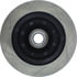 Centric 126.65045CSL Disc Brake Rotor and Hub Assembly Cryo Sport Slotted Rotor, Left