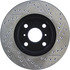 127.44133R by CENTRIC - Slotted Drilled Rotor