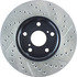 127.44136R by CENTRIC - Slotted Drilled Rotor