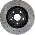 127.44146L by CENTRIC - Slotted Drilled Rotor