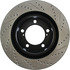 127.44162R by CENTRIC - Slotted Drilled Rotor
