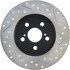 127.44165R by CENTRIC - Slotted Drilled Rotor