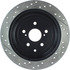 127.44166L by CENTRIC - Sport Drilled & Slotted Rotor, Left