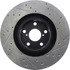 127.44171R by CENTRIC - Slotted Drilled Rotor