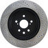 127.44189R by CENTRIC - StopTech Sport Slotted & Drilled Rotor