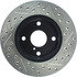 127.45034R by CENTRIC - Slotted Drilled Rotor