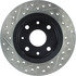 127.45035L by CENTRIC - Slotted Drilled Rotor