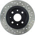 127.45035R by CENTRIC - Slotted Drilled Rotor