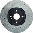 127.45040L by CENTRIC - Slotted Drilled Rotor