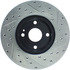 Centric 127.45040R Disc Brake Rotor Slotted Drilled Rotor