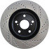 127.44146R by CENTRIC - Slotted Drilled Rotor