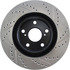 127.44146R by CENTRIC - Sport Drilled & Slotted Rotor, Right