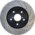 127.44147R by CENTRIC - Slotted Drilled Rotor