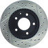 127.45048R by CENTRIC - Slotted Drilled Rotor