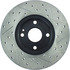 127.45050R by CENTRIC - Slotted Drilled Rotor