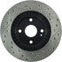 127.45058R by CENTRIC - Slotted Drilled Rotor