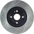 Centric 127.45061CL Disc Brake Rotor Sportstop Cryo Drilled & Slotted Rotor, Left