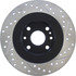 127.45062R by CENTRIC - Slotted Drilled Rotor