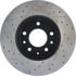 Centric 127.45063CL Disc Brake Rotor Sportstop Cryo Drilled & Slotted Rotor, Left