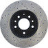 127.45063R by CENTRIC - Slotted Drilled Rotor