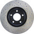 127.45069R by CENTRIC - Slotted Drilled Rotor