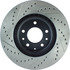 127.45070L by CENTRIC - Slotted Drilled Rotor