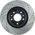 127.45070R by CENTRIC - Slotted Drilled Rotor