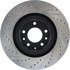Centric 127.45071CL Disc Brake Rotor Sportstop Cryo Drilled & Slotted Rotor, Left