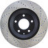 127.45072R by CENTRIC - Slotted Drilled Rotor