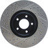 127.45078L by CENTRIC - Slotted Drilled Rotor