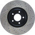 127.45078R by CENTRIC - Sport Drilled & Slotted Rotor, Right