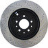127.45079R by CENTRIC - Slotted Drilled Rotor